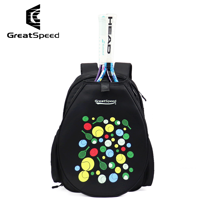 Badminton Youth - حقيبة ظهر GreatSpeed ​​Dual-Sport للتنس والريشة