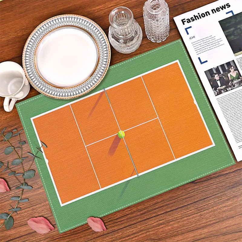 مفرش طاولة من الكتان بتصميم مل - مراجعة Badminton House وسعره