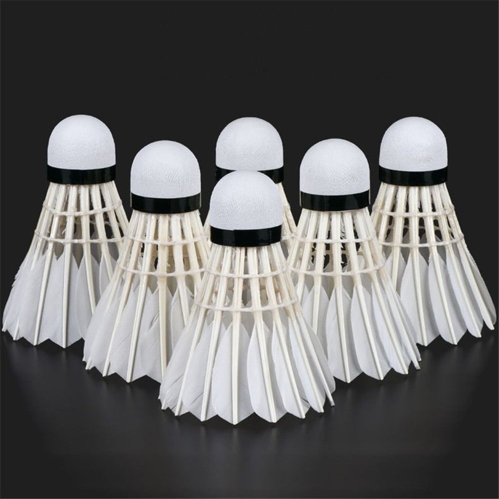 3/6/12 قطعة جديد الأبيض الريشة - مراجعة Badminton House وسعره