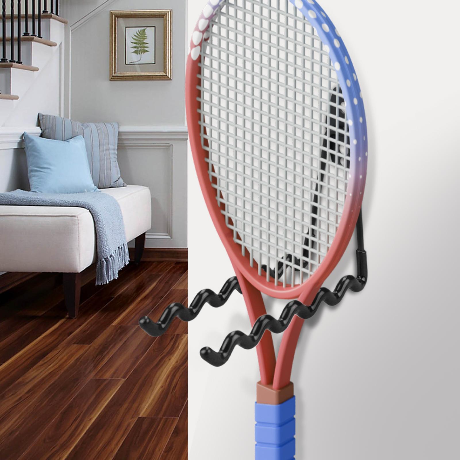 حامل مضارب تنس معدني، خطاف تخز - مراجعة Badminton Zone وسعره